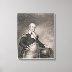 Impressão Em Tela General principal Henry Knox (1750-1806) gravado