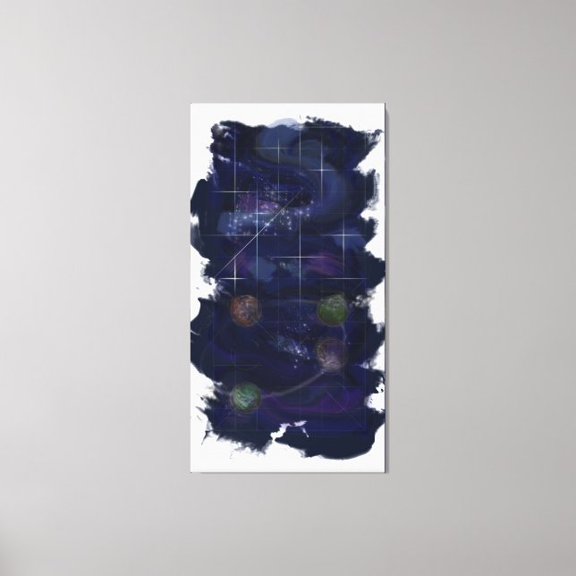 Impressão Em Tela Gênesis Dia 4: Estrelas 2014 (Frente)