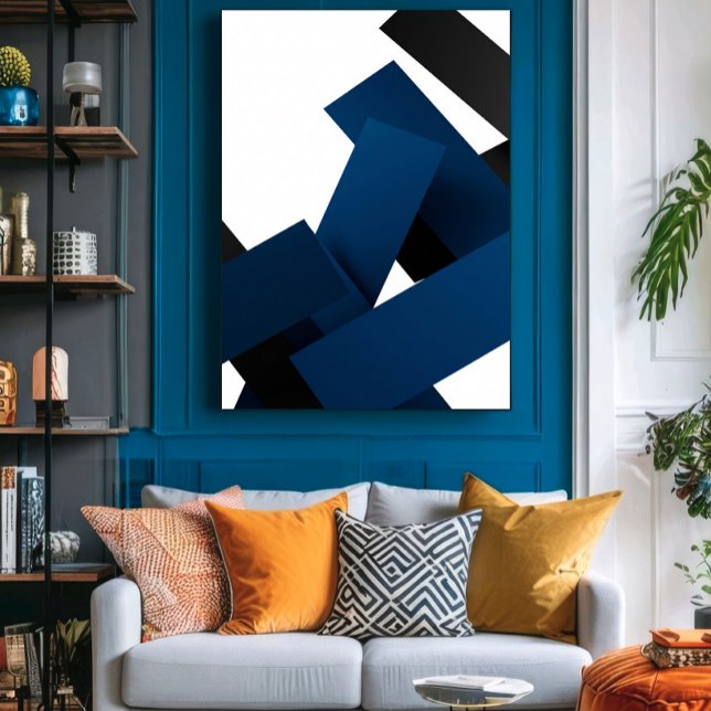 Impressão Em Tela Geometria Silenciosa (Criador carregado)
