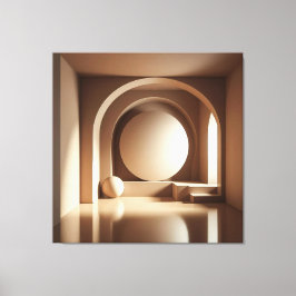Impressão Em Tela Geometric Calm – Minimalist Architecture