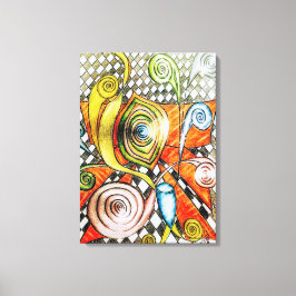 Impressão Em Tela Geometric Design 18