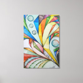 Impressão Em Tela Geometric Design 24