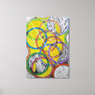 Impressão Em Tela Geometric Design 30