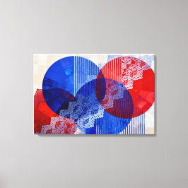 Impressão Em Tela Geométrico