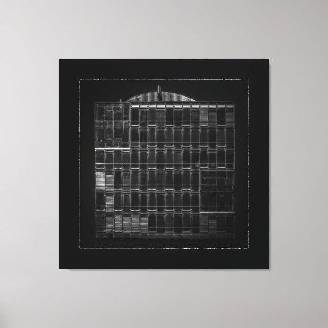 Impressão Em Tela Geometry No 46 with Border (Frente)