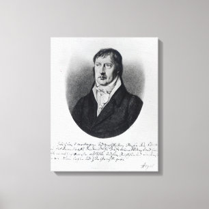 Impressão Em Tela Georg Wilhelm Friedrich Hegel