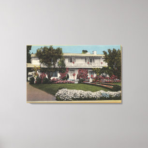 Impressão Em Tela George Burns e casa de Gracie Allen