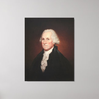 Impressão Em Tela GEORGE WASHINGTON Retrato de Rembrandt Peale