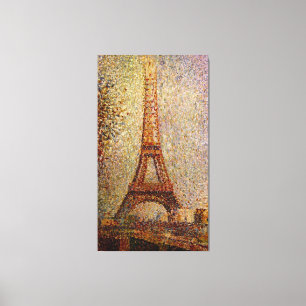 Impressão Em Tela Georges Seurat: A Torre Eiffel (1889)