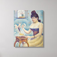 Georges Seurat - Jovem Mulher Se Poudreando