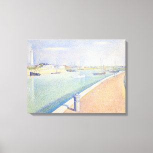 Impressão Em Tela Georges Seurat - O Canal das Gravelinas