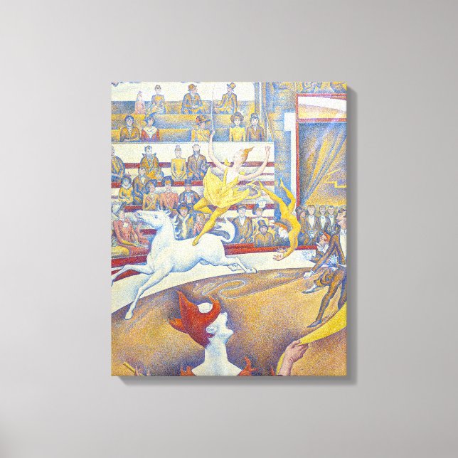 Impressão Em Tela Georges Seurat - O Circo (Frente)