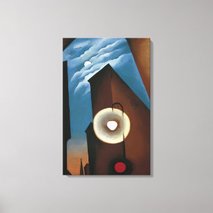 Impressão Em Tela Georgia O'Keeffe - Nova Iorque com Lua