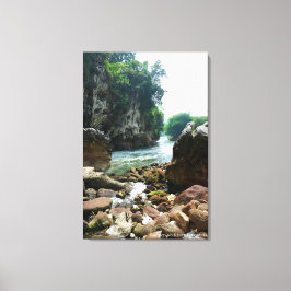 Impressão Em Tela Geoturismo Paisagem Rio Selva Foto de Viagem