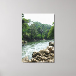 Impressão Em Tela Geoturismo Paisagem Rio Selva Foto Viagem