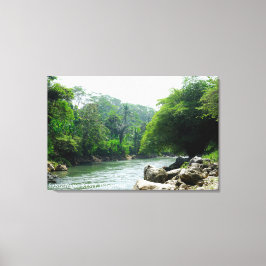 Impressão Em Tela Geoturismo Paisagem Rio Selva Foto Viagem