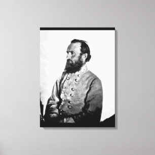 Impressão Em Tela Gerador "Stonewall" Jackson, imagem _War