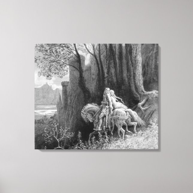 Impressão Em Tela Geraint e Enid vão embora (Frente)