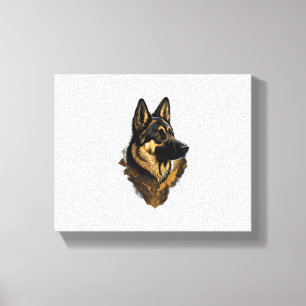 Impressão Em Tela German shepherd 004