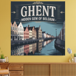 Impressão Em Tela Ghent – Hidden Gem of Belgium