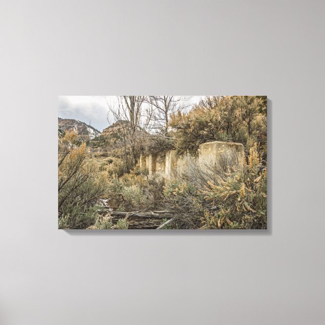 Impressão Em Tela Ghost Town Foundation; Standardville, Utah (Frente)