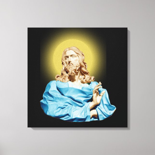 Impressão Em Tela Gian Lorenzo Bernini Bust do Cristo 1679 (Frente)