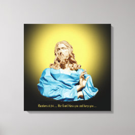 Impressão Em Tela Gian Lorenzo Bernini Bust do Cristo 1679