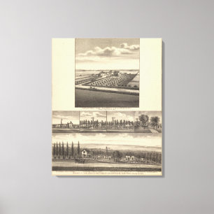 Impressão Em Tela Gibson, Nebraska