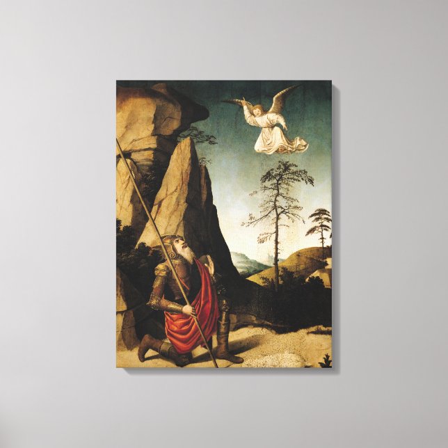 Impressão Em Tela Gideon e o Fleece, c.1490 (Frente)