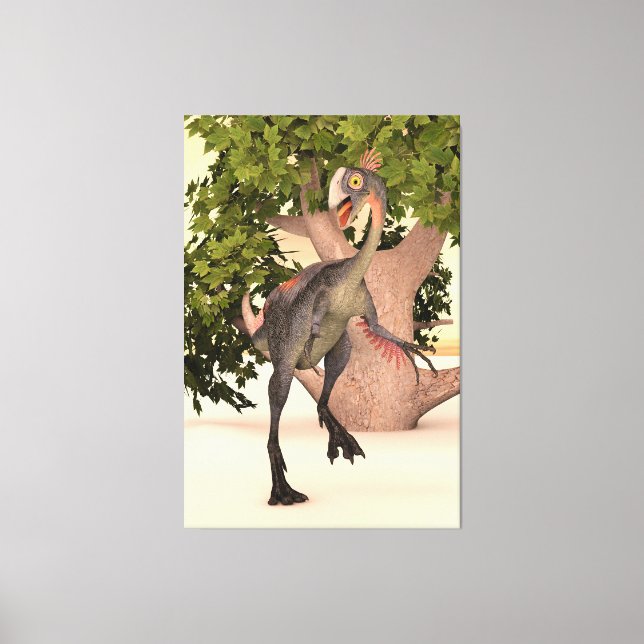 Impressão Em Tela Gigantoraptor Forest Guardian (Frente)