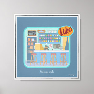 Impressão Em Tela Gilmore Girls O Gráfico do Diner do Luke