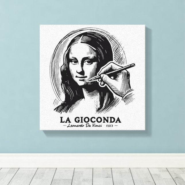 Impressão Em Tela Gioconda (Insitu(piso de madeira))