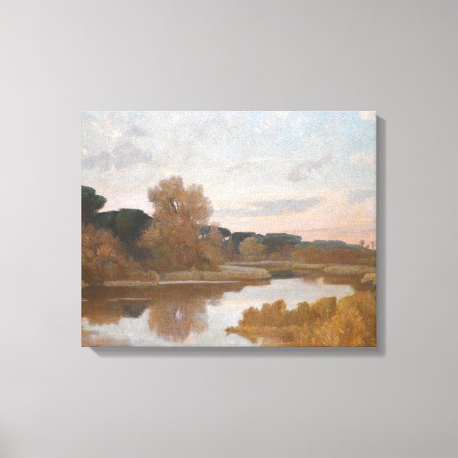 Impressão Em Tela Giovanni Costa.- Castel Fusano (Frente)