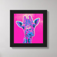 Girafa Engraçada Esticando sua língua