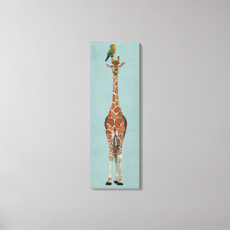IMPRESSÃO EM TELA GIRAFFE & PARROT