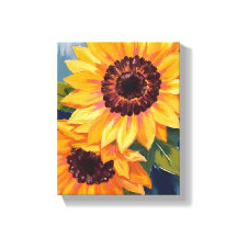 Girassóis Amarelos | Pintura Floral em Aquarela