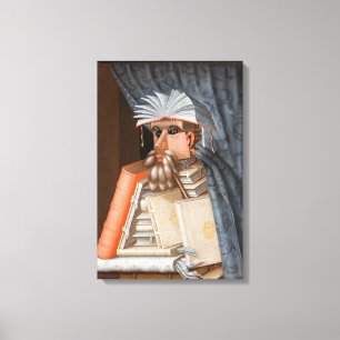 Impressão Em Tela Giuseppe Arcimboldo - O Bibliotecário