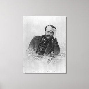 Impressão Em Tela Giuseppe Mazzini
