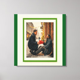 IMPRESSÃO EM TELA GIVING IS LOVING CHRISTMAS MESSAGE