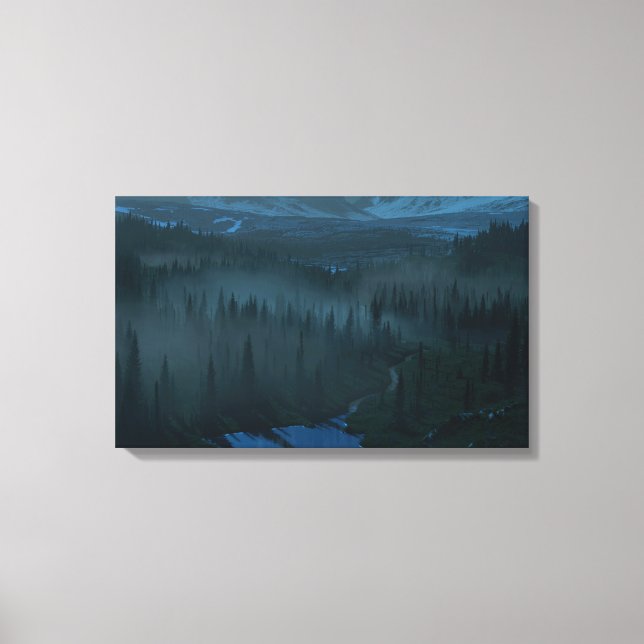 Impressão Em Tela Glacier Valley (Luz do Sol) (Frente)