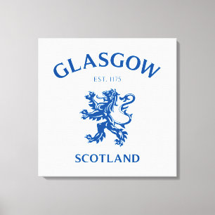 IMPRESSÃO EM TELA GLASGOW, ESCÓCIA
