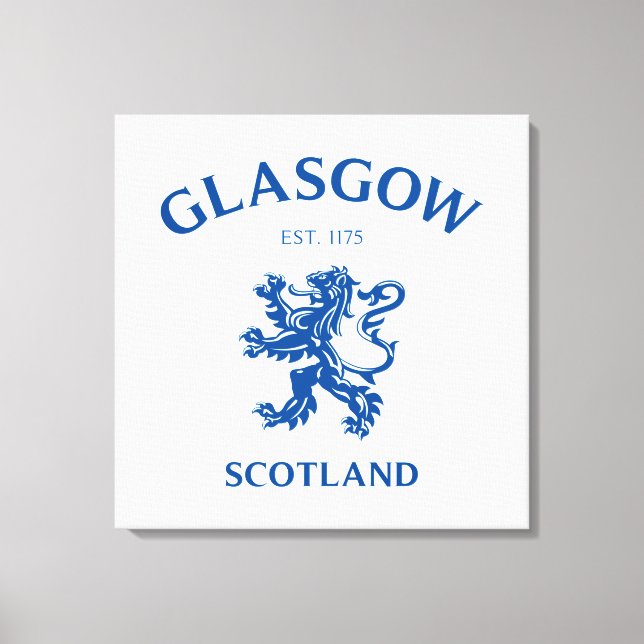 IMPRESSÃO EM TELA GLASGOW, ESCÓCIA (Frente)