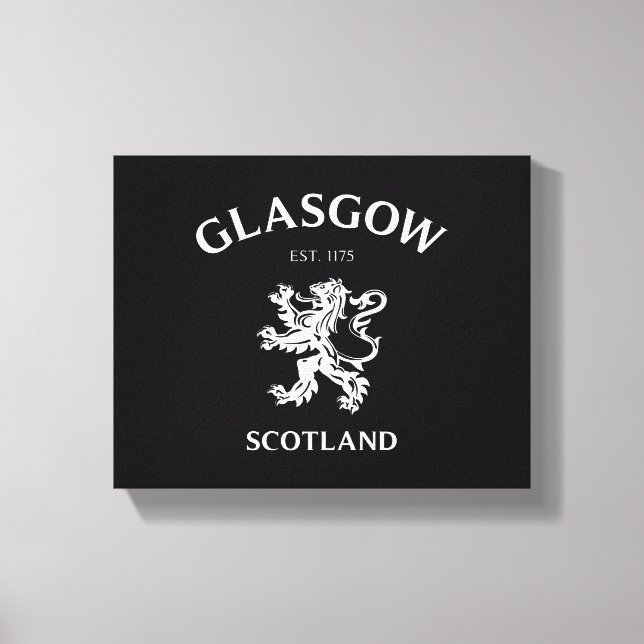 IMPRESSÃO EM TELA GLASGOW, ESCÓCIA (Frente)