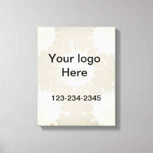 Impressão Em Tela Glitter verde simples adicione seu número de logot