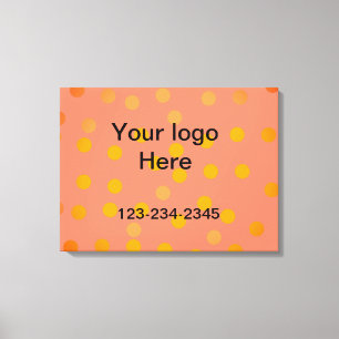 Impressão Em Tela Glitter verde simples adicione seu número de logot