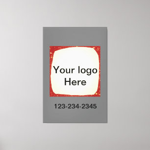 Impressão Em Tela Glitter verde simples adicione seu número de logot