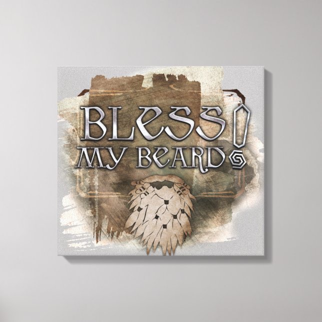 Impressão Em Tela Gloin - Bless My Beard (Frente)
