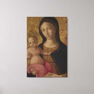 Impressão Em Tela Glória a Jesus e Maria