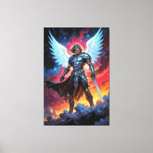 Impressão Em Tela Gloryblade Arcanjo Miguel