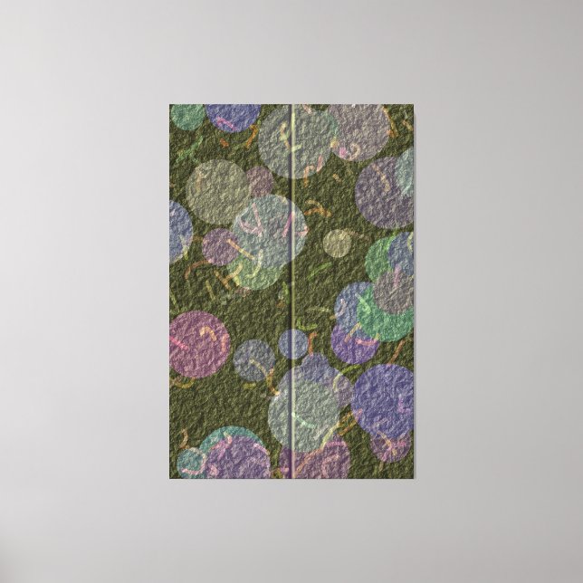 Impressão Em Tela Glossy Embroidery Design  (Frente)